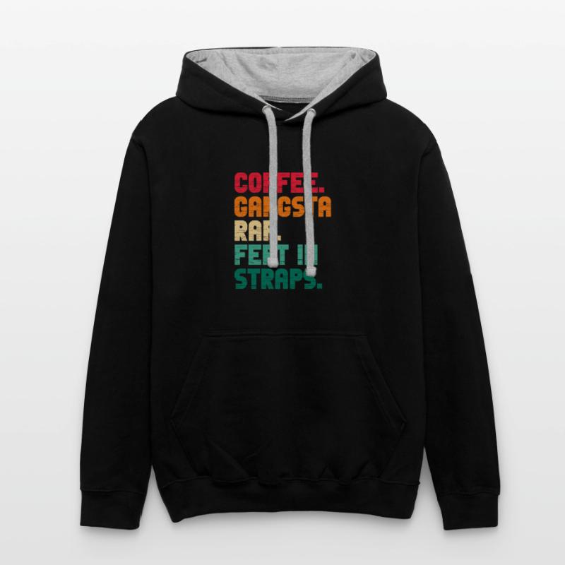 Coffee Gangsta Rap Feet In Straps Vintage