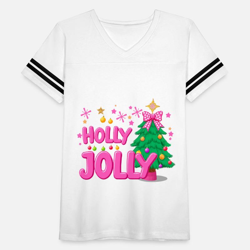 Colorful Glitter Holly Jolly