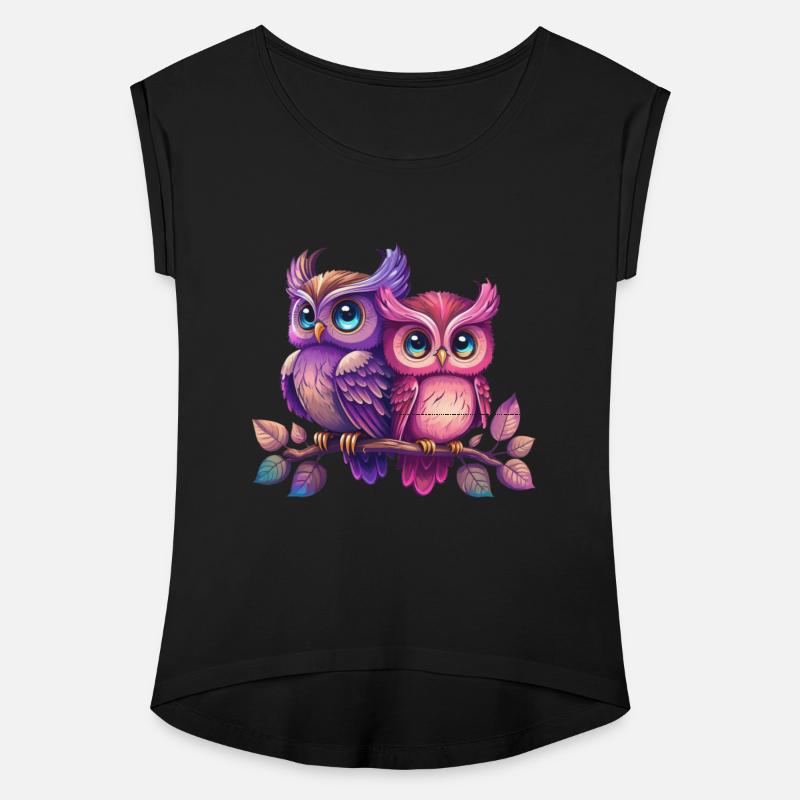 Colorful owls siblings animal bird owl eagle kids