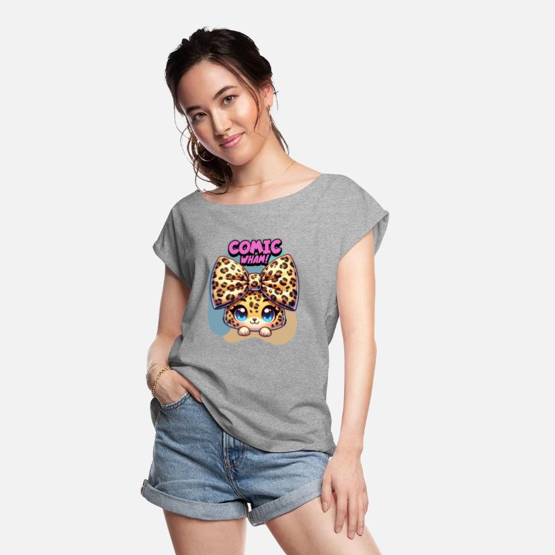 Comic Wham! – Cute Leopard with Giant Bow