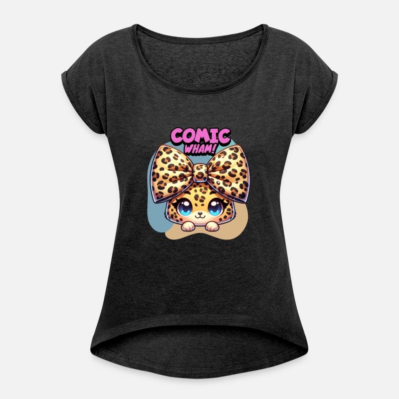 Comic Wham! – Cute Leopard with Giant Bow