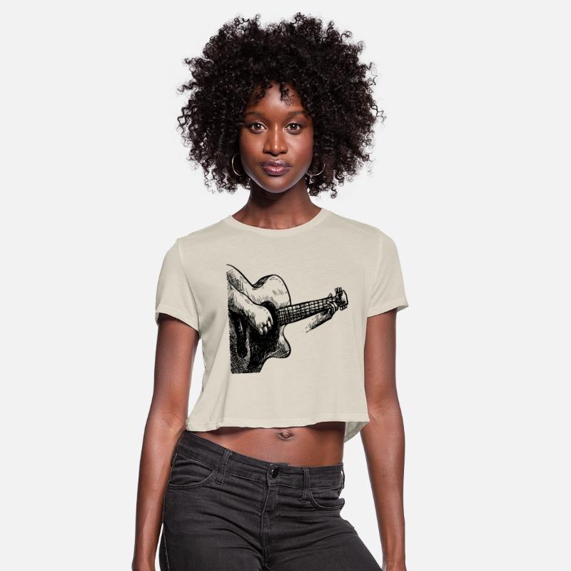 Cool beautiful hand drawn guitar