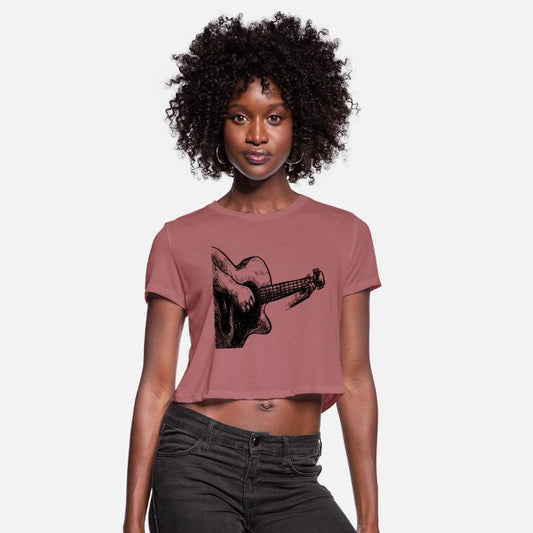 Cool beautiful hand drawn guitar