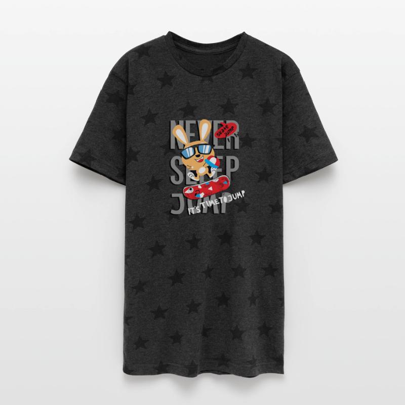 Cool Skate Jump Bunny T-Shirt – Never Sleep