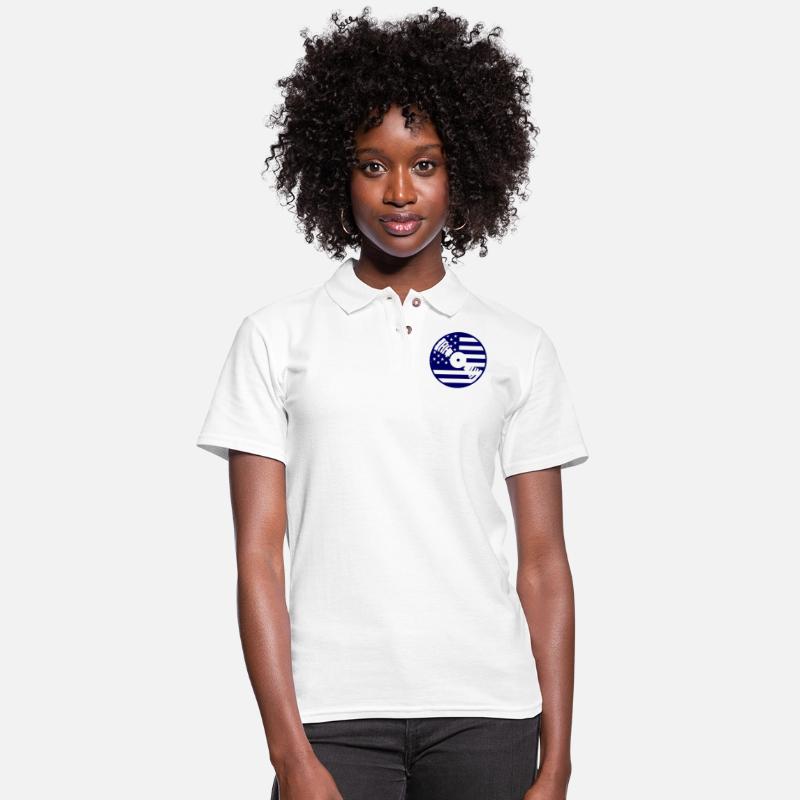 Cool USA Flag America Vinyl Music Record DJ Party