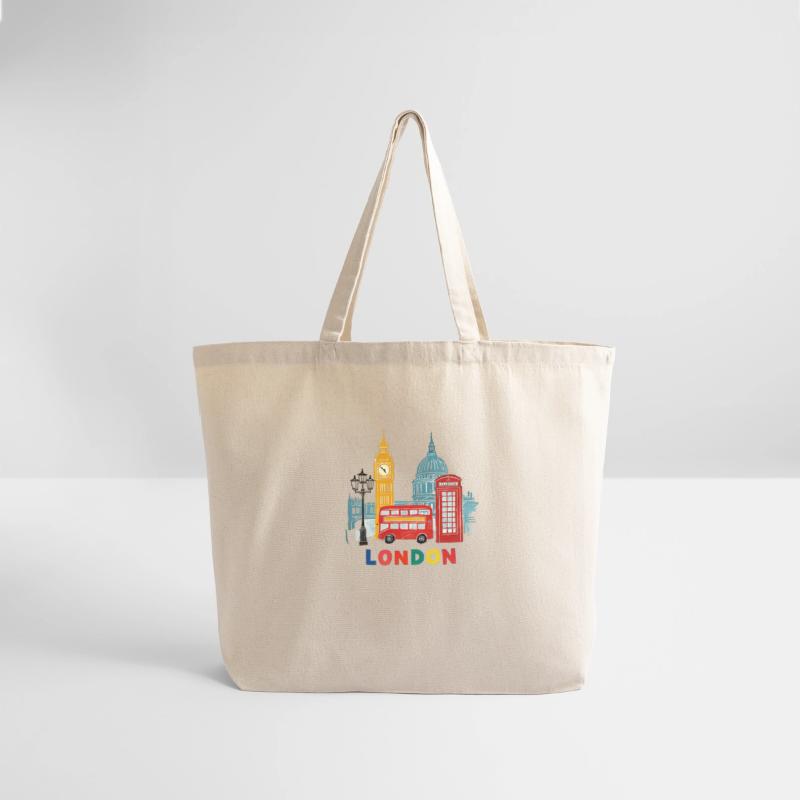 Crayon Illustration Featuring Iconic London