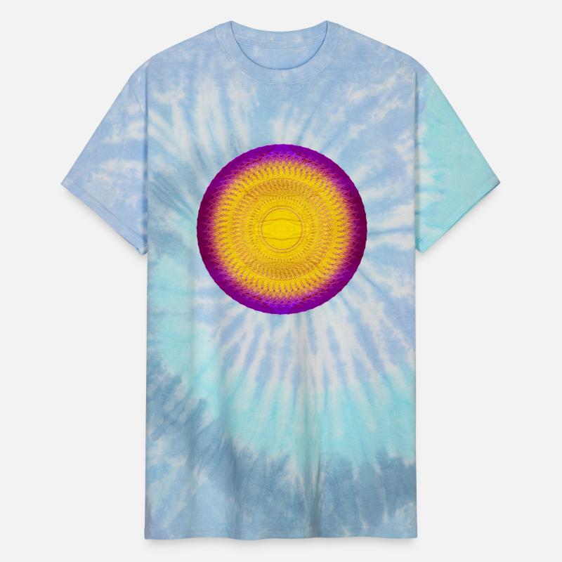 Creative Sphere Purple Golden Yellow Sun