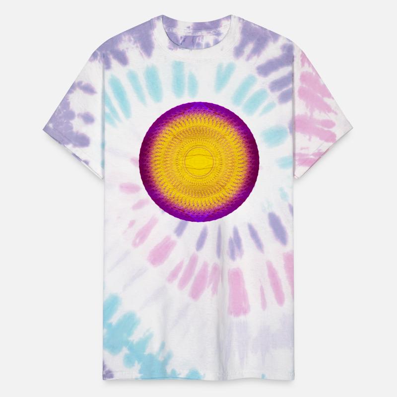 Creative Sphere Purple Golden Yellow Sun