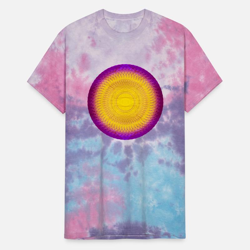 Creative Sphere Purple Golden Yellow Sun