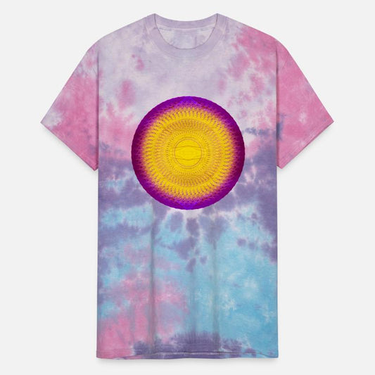 Creative Sphere Purple Golden Yellow Sun