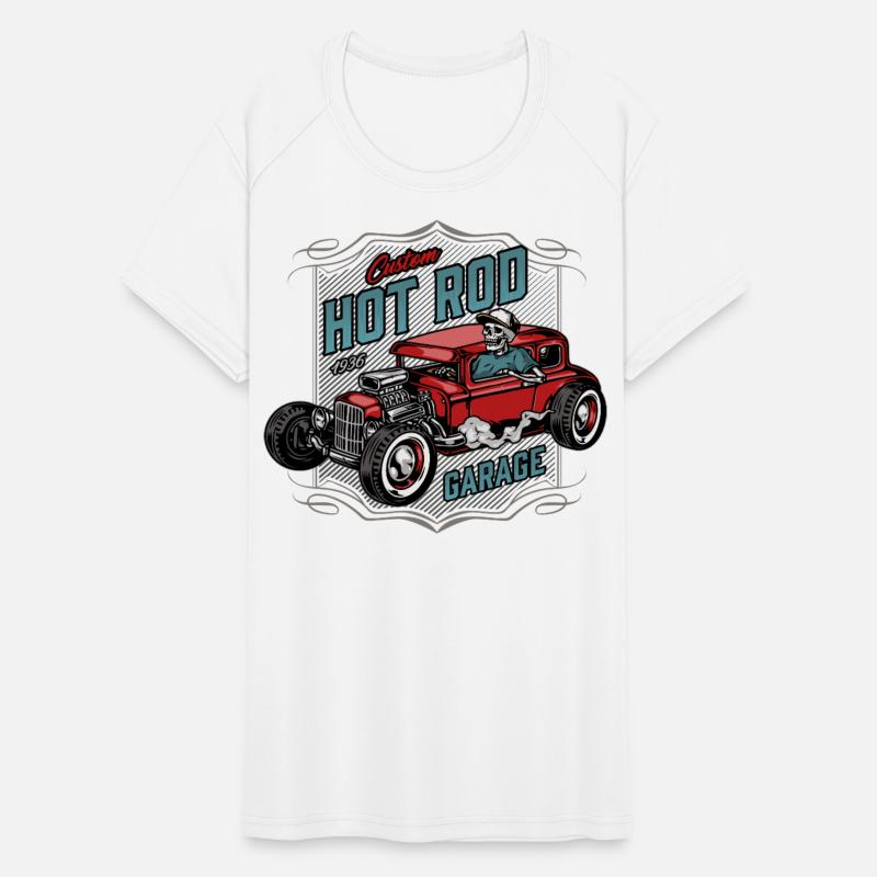 Custom Hot Rod Garage Illustration