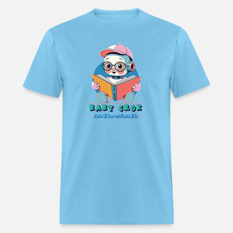 Cute Baby Grok Reading Design