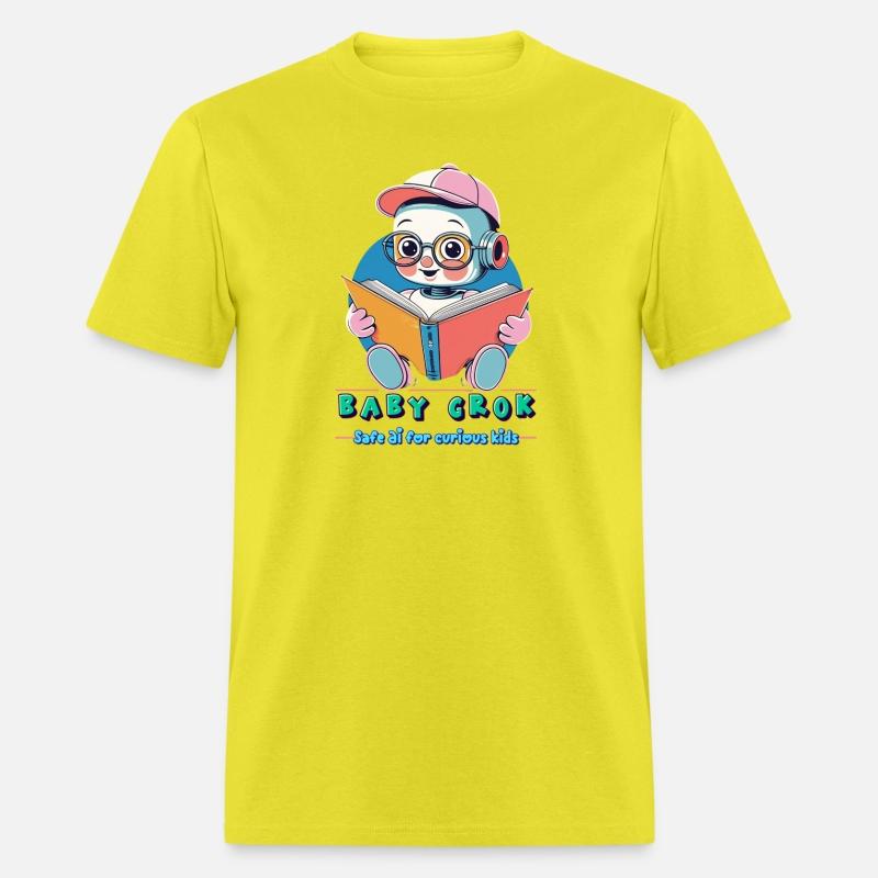 Cute Baby Grok Reading Design