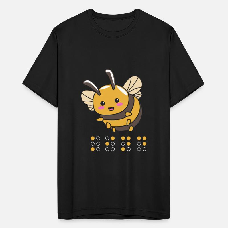 Cute Bee Braille Blind Awareness Bee Kind