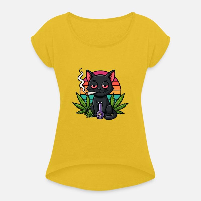 Cute Cat Smoking Weed