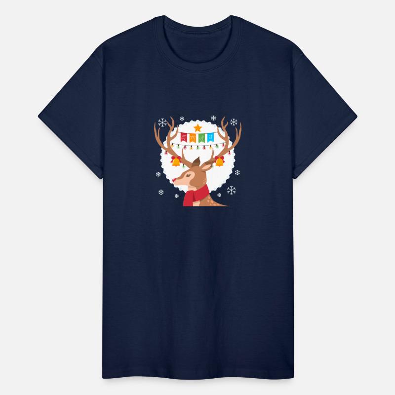 Cute Deer Merry Xmas - Merry Christmas - Happy New