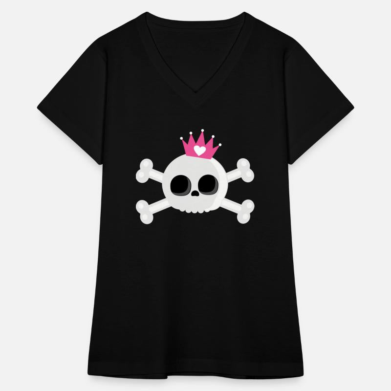 Cute Emo Skull With Crown