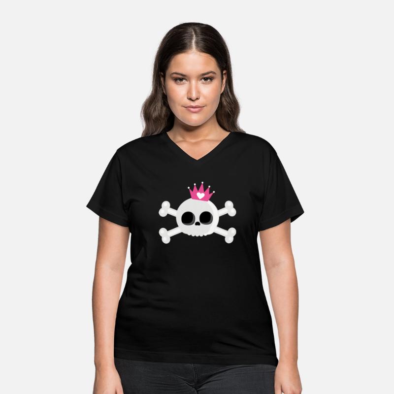 Cute Emo Skull With Crown