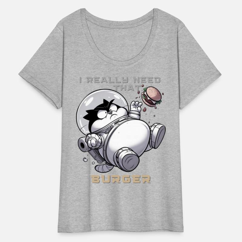 cute funny cat astro burger lover