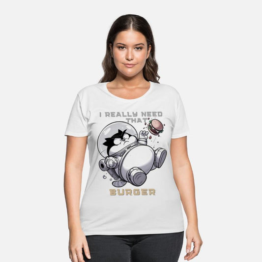 cute funny cat astro burger lover