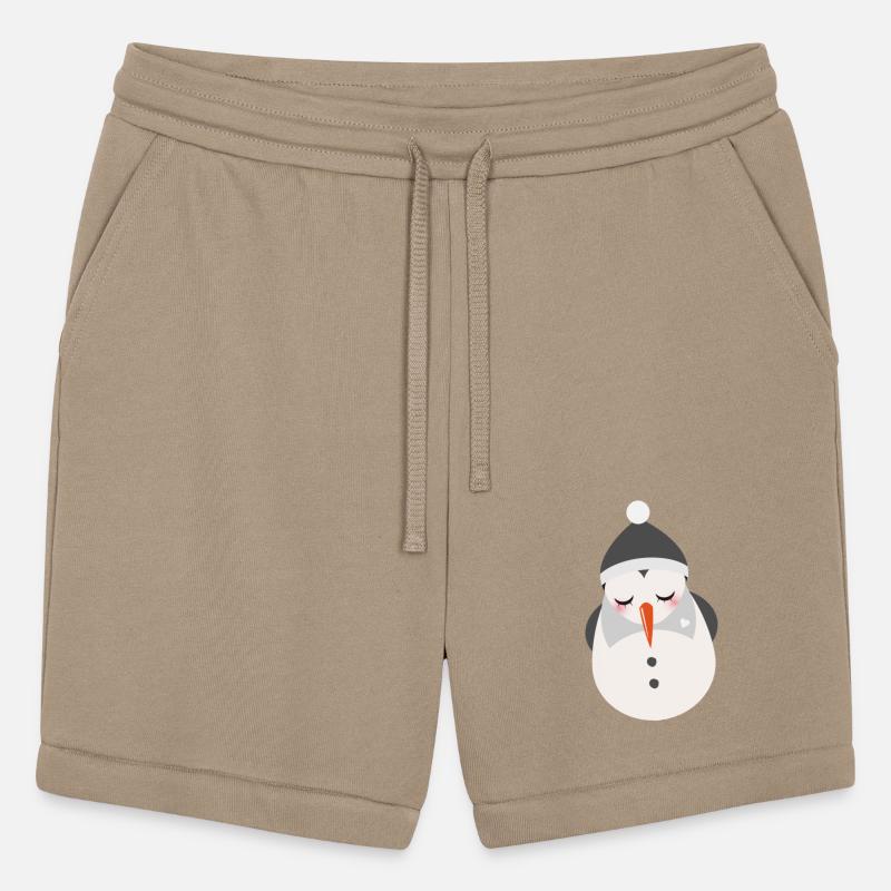 cute snowman with cap and beet nose