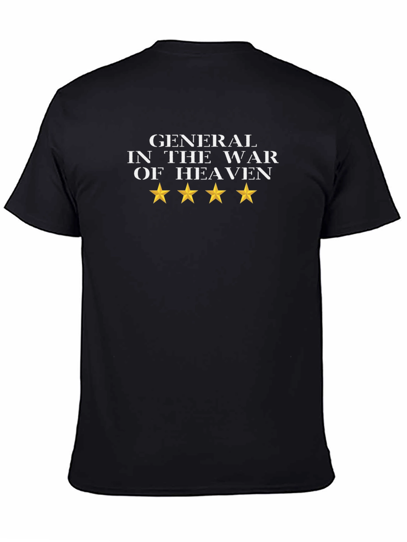 General in The War of Heaven Tee - Black