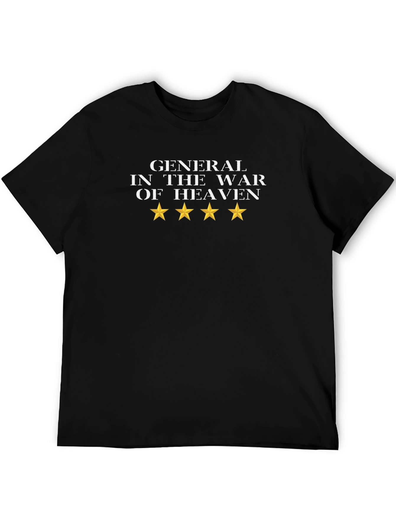 General in The War of Heaven Tee - Black