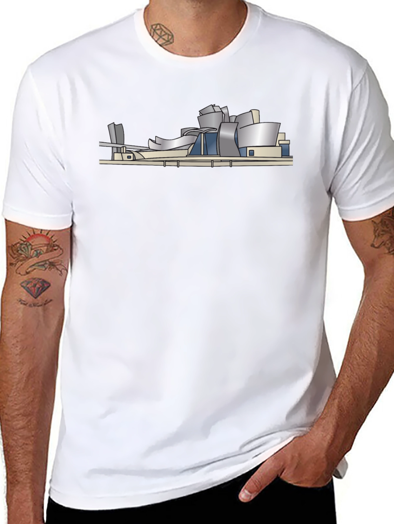 Guggenheim Bilbao T-Shirt - Architecturally Stylish