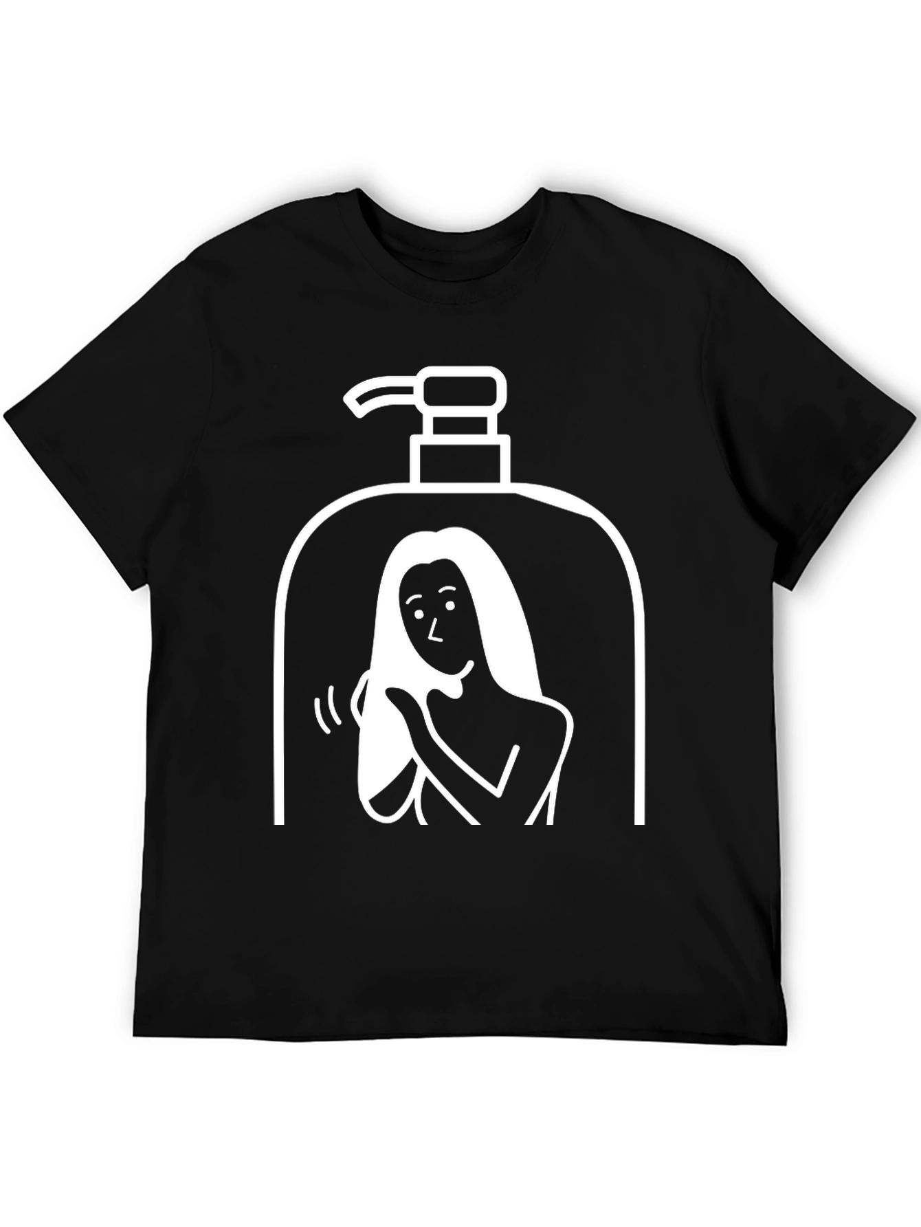 Novelty Shampoo Woman Graphic T-Shirt