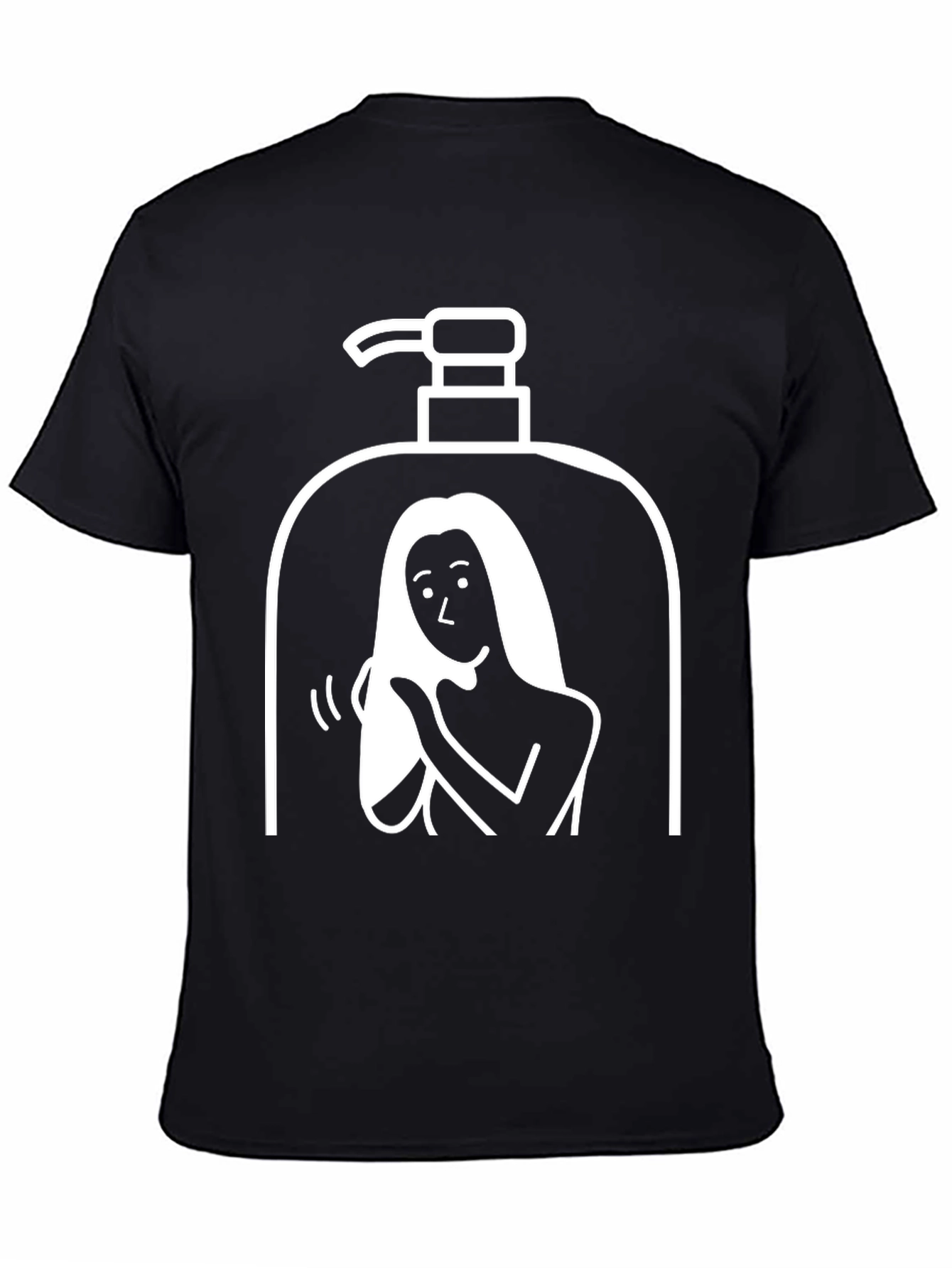 Novelty Shampoo Woman Graphic T-Shirt