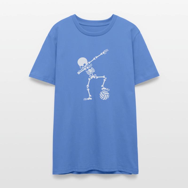 Dab dabbing skeleton (beach) volleyball