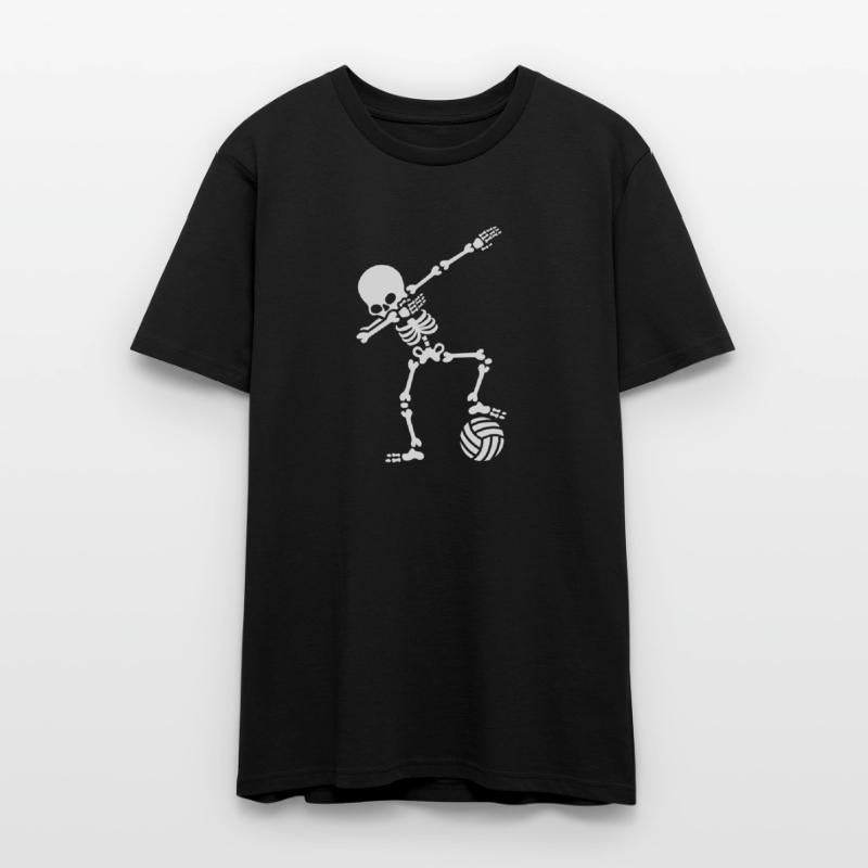 Dab dabbing skeleton (beach) volleyball