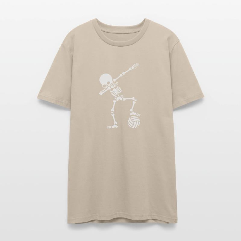 Dab dabbing skeleton (beach) volleyball