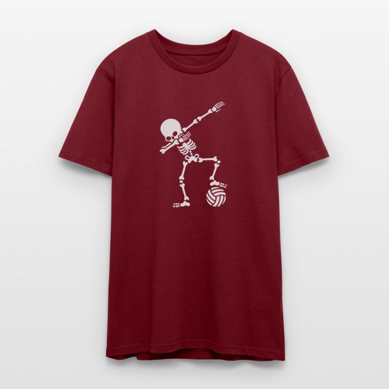 Dab dabbing skeleton (beach) volleyball