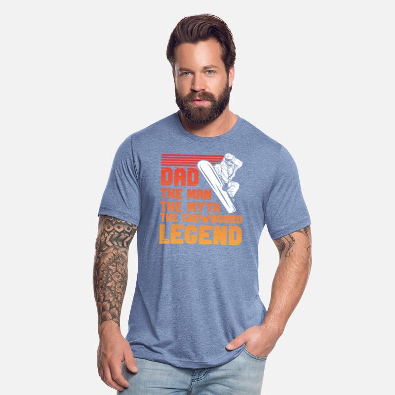 Dad The Myth The Snowboard Legend Snowboarder