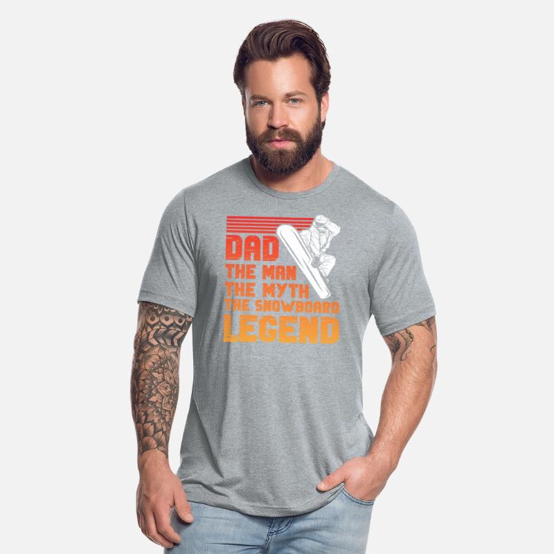 Dad The Myth The Snowboard Legend Snowboarder