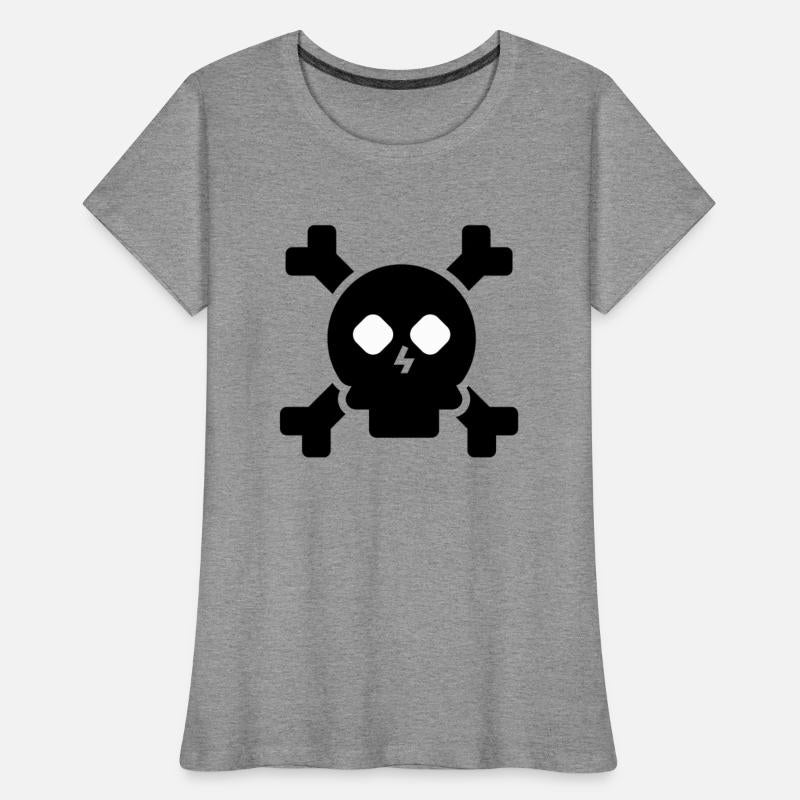 DANGER SKULL WITH LIGHTNING