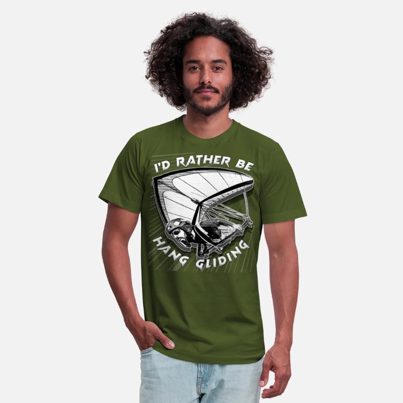 Deltaplane Gliders Saying '' I'd Rather Be Hang Gl