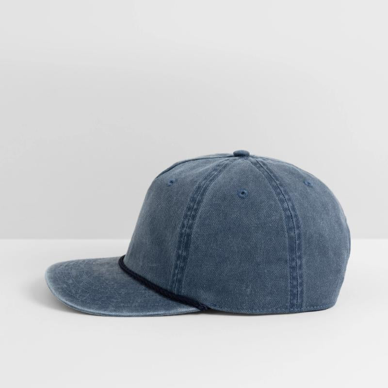 Denver Logo - Elegant White and Blue Script