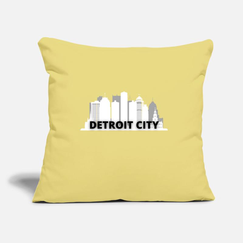 Detroit City Skyscraper Skyline