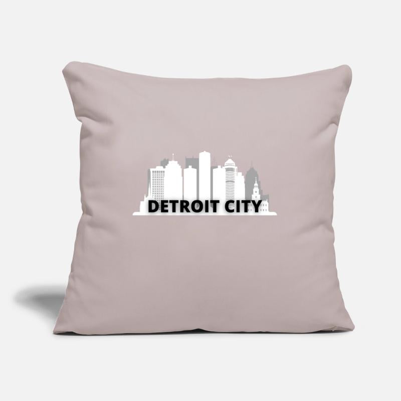 Detroit City Skyscraper Skyline