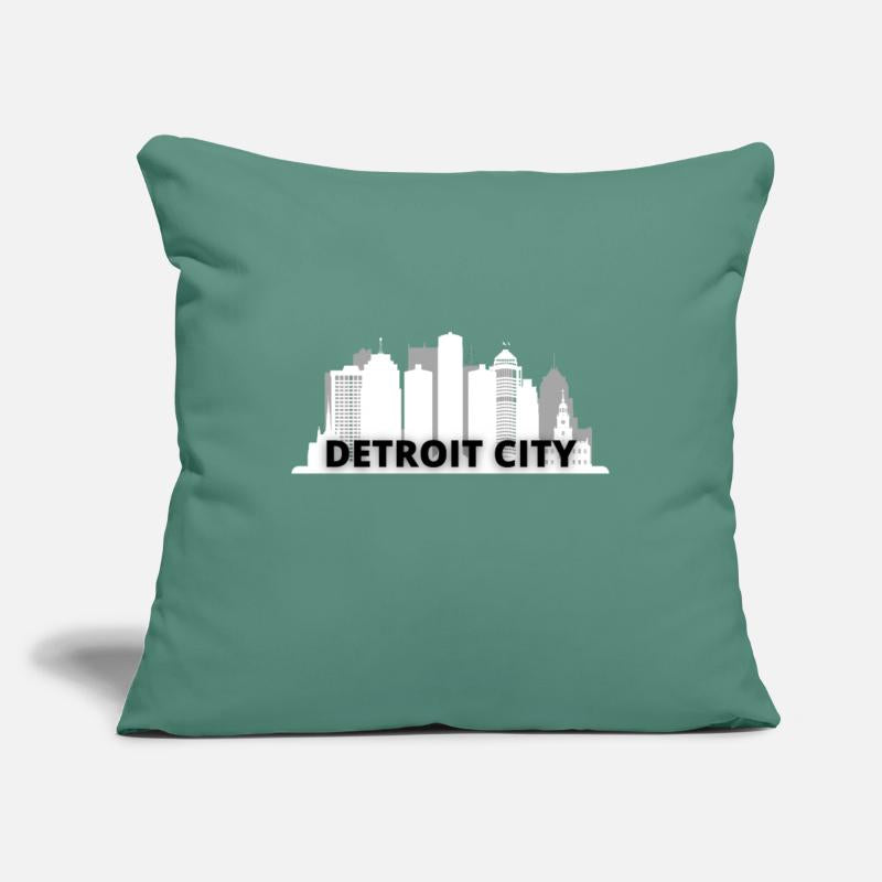 Detroit City Skyscraper Skyline
