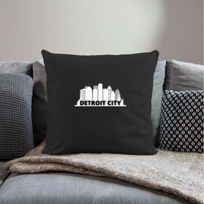 Detroit City Skyscraper Skyline