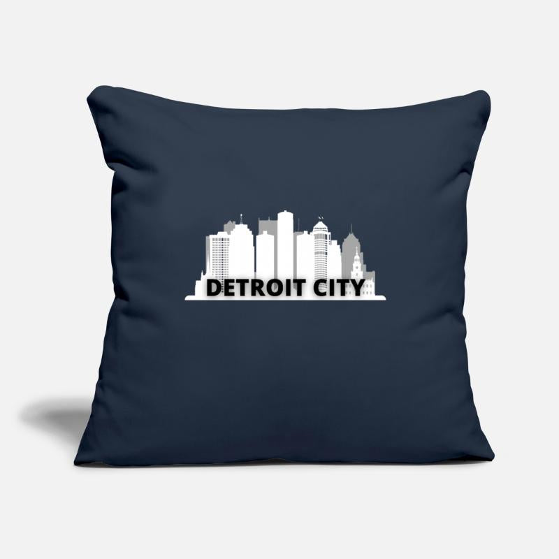 Detroit City Skyscraper Skyline