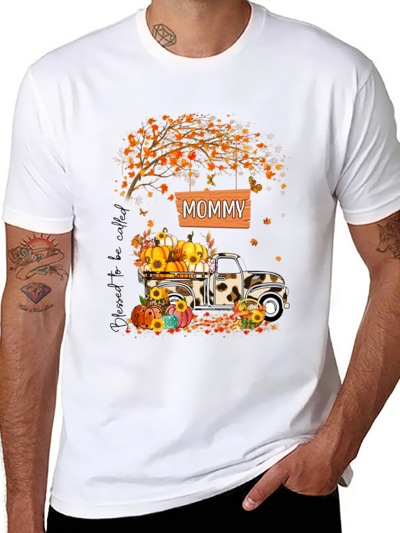 Mommys Fall Truck T-Shirt