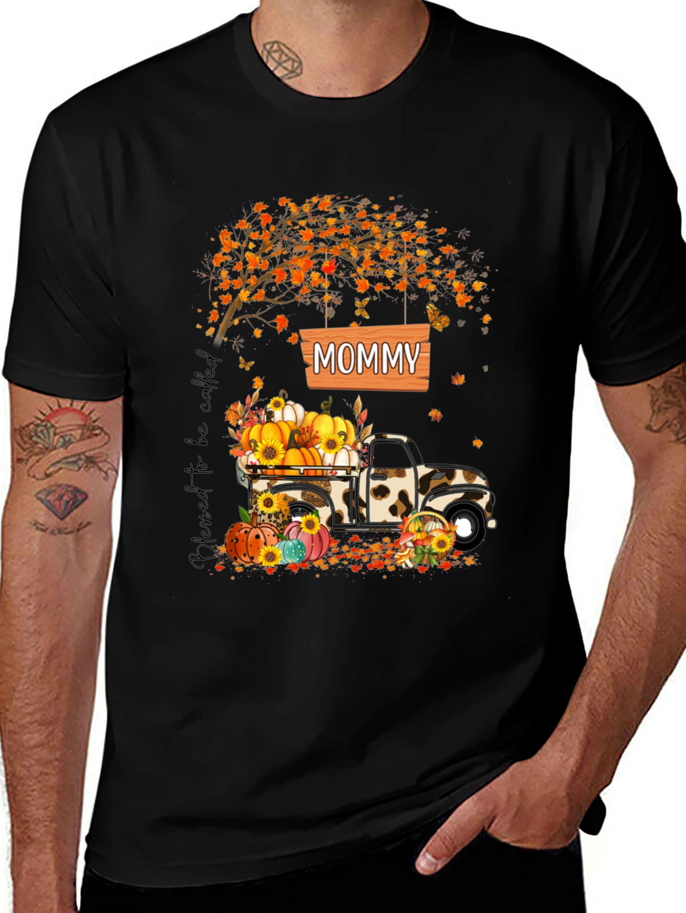 Mommys Fall Truck T-Shirt