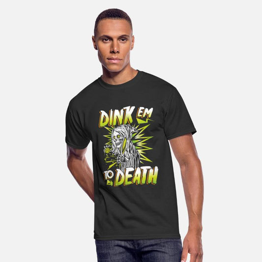 Dink em to death | wacky rockin pickleball player