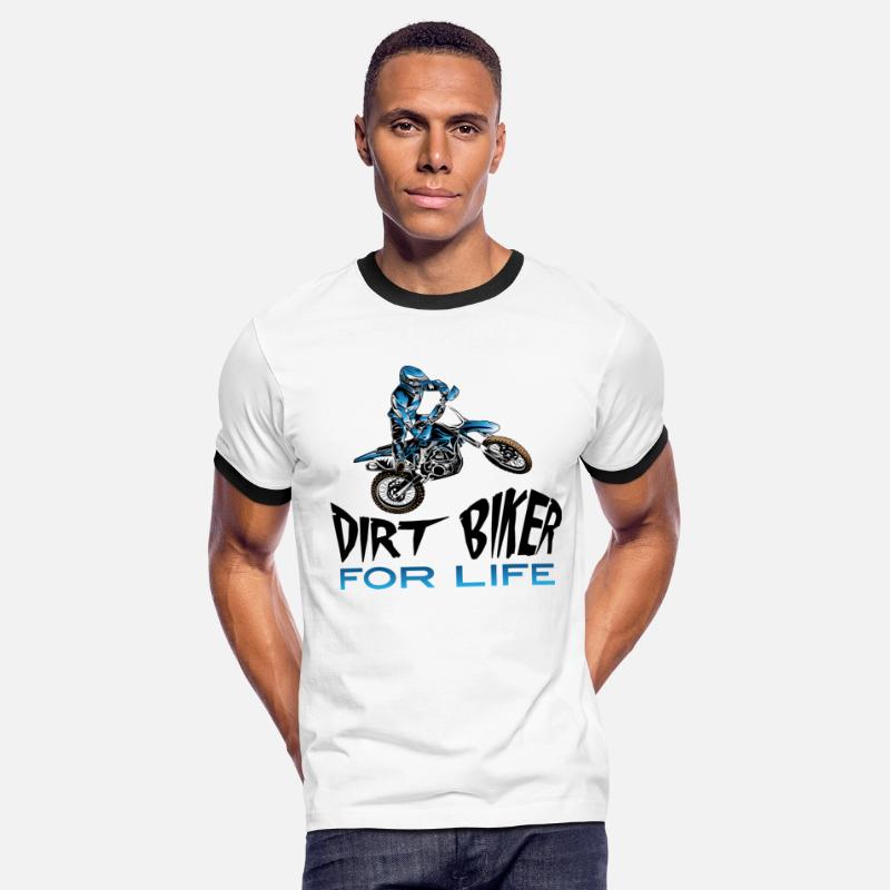 Dirt Biker For Life Blue