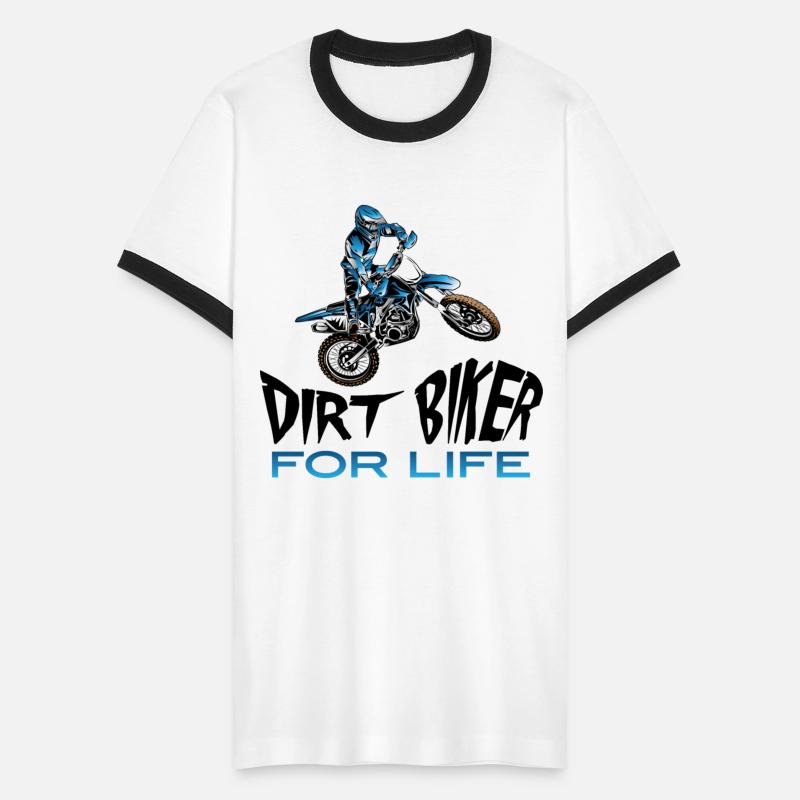 Dirt Biker For Life Blue