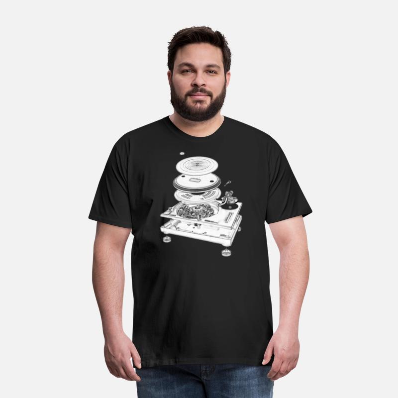 DJ Turntable 1210 exploded sketch